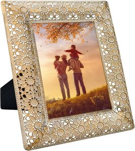 Elegant Metal Photo <b>Frame</b> Premium Decorative Picture Holder For Wedding Gift And Interior Styling - Product Image 1