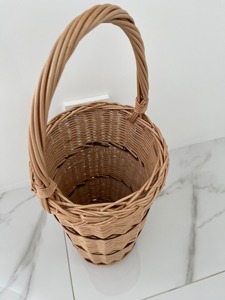 ที่ใส่ร่มหวายสานมือแบบธรรมชาติ ที่เก็บของมีสไตล์สำหรับทางเข้าบ้าน สำนักงาน คาเฟ่ และตกแต่งภายในสไตล์โบโฮ จากอินเดีย - Product Image 2