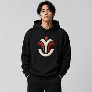 Contemporary Men <b>Hoodie</b> With <b>3D</b> Puff Print Artwork Comfortable Fit And Smooth Fabric For Streetwear Collections And Everyday Use - Product Image 1