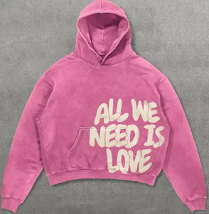 Sweat à capuche vintage pour homme, impression DTG personnalisée, coupe courte, surdimensionné, coton, effet délavé, en tissu French Terry, haute qualité - Product Image 4