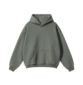 Unisex 100% Cotton Heavy Pullover Sweatshirt High Quality French Terry Blank <b>Hoodies</b> with Custom Logo for <b>Men</b> Winter Season - Product Image 1