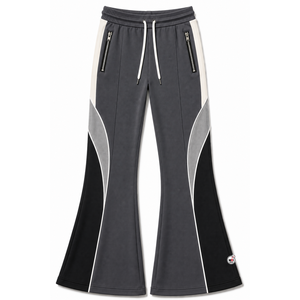 <b>Wholesale</b> High Quality Breathable Drawstring Mens Sports Travel <b>Flare</b> Pants With Side Stripes Casual Autumn Wear Knitted Fabric - Product Image 6