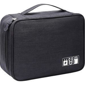 Borsa Organizer Portatile per Accessori Elettronici con Grande Capacità di Stoccaggio, Custodia da Viaggio per Cavi e Dispositivi Tecnologici - Product Image 1