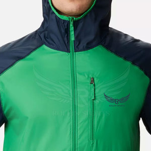 Nouvelle Collection 2026 – Blousons Coupe-Vent à Capuche pour Hommes, Respirants, Éco-Responsables (Nylon/Polyester), Logo Frontal, Faible MOQ, Vente en Gros - Product Image 4