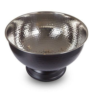 Unique Metal Wine Bowls Aluminum Pedestal Decorative Elegant Antique Gold Decorative Bowl For Home Wedding Centerpieces - Product Image 2