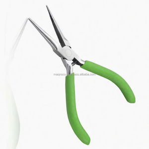 5 Inches <b>Long</b> Needle <b>Nose</b> Pliers with <b>Long</b> Tapering Mini Pliers Serrated Jaws for Bending Wire Gripping - Product Image 3