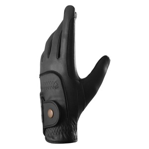 Gants d'équitation légers d'hiver de qualité supérieure pour hommes, femmes et enfants, en cuir, pour l'équitation, le vélo, noirs - Product Image 4
