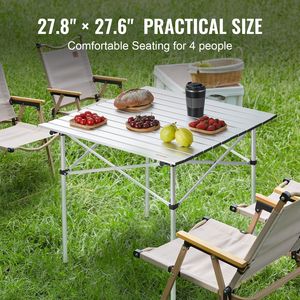 Ultra Lightweight Aluminum <b>Folding</b> Camping <b>Table</b> Portable Outdoor Side <b>Tables</b> Compact Work <b>Table</b> with Carry Bag - Product Image 6