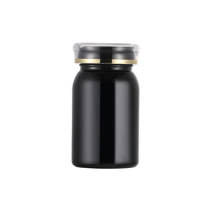 Black PET Plastic High End <strong>Health</strong> Supplement Bottle for Pills Capsules Tablets Maca Container - Product Image 3