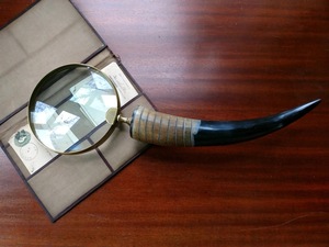 Nouvelle loupe à manche en corne de buffle, écologique, faite à la main, pour une lecture de précision et un style vintage classique, de haute qualité - Product Image 6