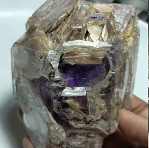 Pierre précieuse naturelle de haute qualité BAITHU GEMS MINERALS, Améthyste céleste, spécimen de cristal violet poli, pierre précieuse en vrac pour bijoux personnalisés - Product Image 4