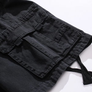 Pantalones cortos casuales de moda para hombre, pantalones cortos utilitarios con bolsillos, corte relajado, pantalones cortos cargo resistentes, pantalones cortos casuales para hombre - Product Image 5