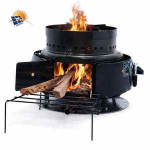 Poêle à bois d'extérieur pour la cuisson en intérieur, poêle à bois pour le camping, poêle à bois avec un design facile à assembler - Product Image 6