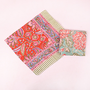Bandana en coton imprimé à la main motif floral, tendance, pour l'été, bracelet unisexe, accessoire de couverture pour poils d'animaux, foulards Paisley - Product Image 4