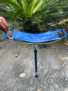 Bastón de Tiro Ajustable, Silla Plegable de Cuero de Gran Tamaño y Duradera, Asiento para Polo, Pesca, Golf, Senderismo y Caminatas - Product Image 2