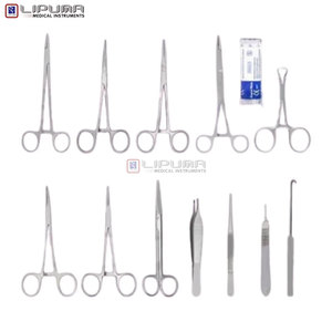 Kit d'instruments chirurgicaux vétérinaires de qualité économique pour la stérilisation des chats, avec manuel pour vétérinaires et médecins - Product Image 5