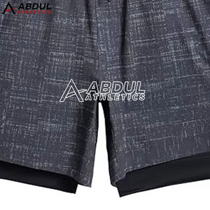 Pantalones cortos transpirables para hombre, diseñados para entrenamiento, sesiones de gimnasio y actividades de fitness al aire libre con tela suave. - Product Image 2