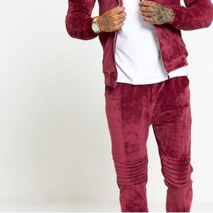 Premium <b>Men</b> <b>Velvet</b> Track Suit Soft Velour Hooded <b>Jacket</b> Pants Set Wholesale Luxury Two Piece Modern Casual <b>Velvet</b> Track Suit - Product Image 4