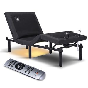 Cama Eléctrica con Dos Motores, Masaje de 2 Puntos y Control Remoto Inalámbrico, Capacidad de 397 lb - Product Image 1