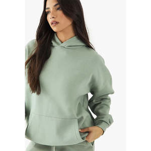 Sudadera con capucha holgada y moderna para mujer, estilo navideño, para otoño e invierno, tejida. - Product Image 1