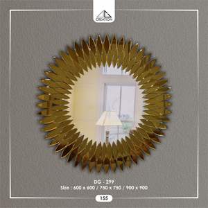 Elaborado con meticulosa atención al detalle, este espejo encarna la elegancia y un toque de glamour. - Product Image 3