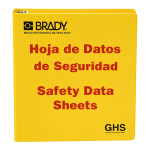 Brady GHS Spanish SDS Binder 1.5-Inch Letter Size PP Ring Binder Korean Made for Chemical Safety Document Storage - Product Image 2