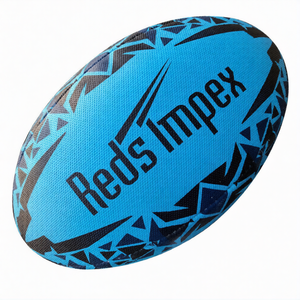 Ballon d'entraînement de rugby personnalisé en caoutchouc synthétique durable et léger, parfait pour le développement des compétences et les entraînements d'équipe - Product Image 3