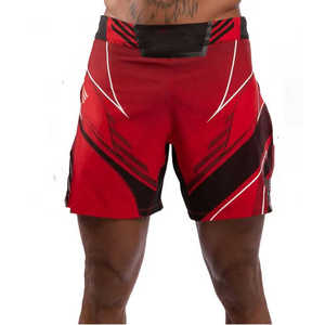 Shorts de Boxeo y MMA para Hombre, Estilo Urbano, Personalizados al por Mayor, Tejido Transpirable de Secado Rápido, Impresión por Transferencia de Calor, No Tejidos - Product Image 1