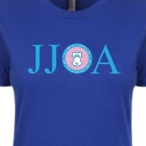 Jack and Jill Philadelphia T-shirt à manches courtes bleu royal pour femme, en coton, décontracté, confortable, pour tous les jours, vêtements pour événements - Product Image 5