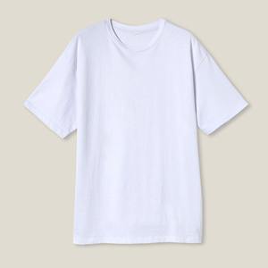 เสื้อยืดคอกลมแขนสั้นผู้ชายผ้าฝ้ายแท้ 100% สีทูโทน สั่งผลิตได้ตามแบบ OEM ระบายอากาศได้ดี แห้งเร็ว เหมาะสำหรับออกกำลังกาย พร้อมโลโก้ด้านหน้า - Product Image 4