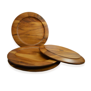 Assiettes de Présentation en Bois Artisanales de Qualité Supérieure, Vente Chaude, Accessoire Domestique, Emballage Personnalisé, Artisanat Naturel - Product Image 3