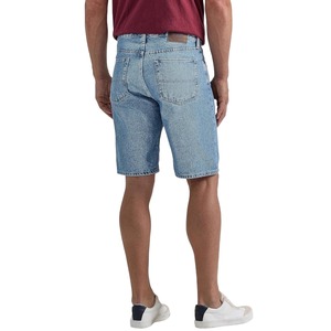 Shorts en jean amples et décontractés pour homme, avec logo du fabricant OEM, design baggy, pour l'été, l'automne et le printemps, boutons personnalisés. - Product Image 3