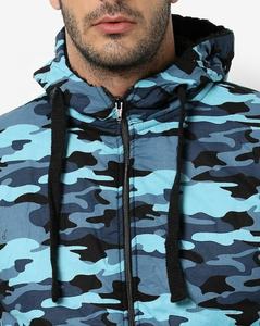 Veste de sport d'hiver personnalisée pour hommes motif camouflage imperméable et coupe-vent pour tous les sports de plein air en tissu denim - Product Image 3