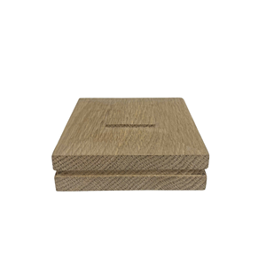 Solid Wood Stair Newel Cap 110mm x 110mm x 40mm Minimalist Design Durable For Staircase Use - Product Image 2