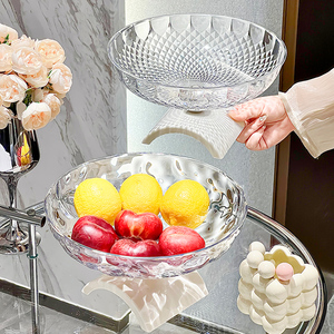 Plateau à collation en plastique PET, best-seller, base antidérapante empêchant les objets de rouler, pour comptoir de cuisine, organisateur moderne et élégant - Product Image 6