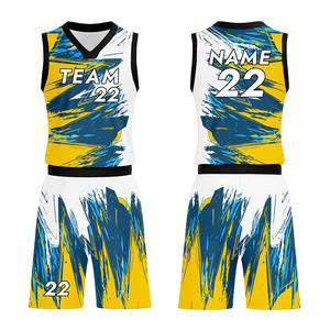 Venta al por Mayor de Camisetas de Baloncesto Americanas de la Mejor Calidad, Equipos Más Vendidos, 25 Uniformes Cosidos con Tecnología de Prensado en Caliente, Transpirables - Product Image 2
