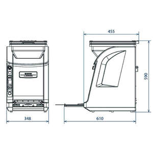 เครื่องทำแผ่นข้าวซูชิไฟฟ้า ASM 865 รุ่นใหม่ ทนทาน เป็นมิตรกับสิ่งแวดล้อม สำหรับใช้งานเชิงพาณิชย์ ผลิตแผ่นได้ 900-1300 แผ่น/ชั่วโมง กำลังไฟ 200 วัตต์ รับประกัน 1 ปี - Product Image 3