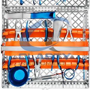 Nouvelle collection d'instruments chirurgicaux dentaires en acier inoxydable, poignée moletée manuelle, classe I, emballage personnalisé - Product Image 4