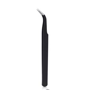 แหนบตัดขนตา Morje Surgical Precision สแตนเลสสตีล ปลายเรียบ ด้ามจับสีดำ ขนาด 10 มม. จับถนัดมือ - Product Image 2