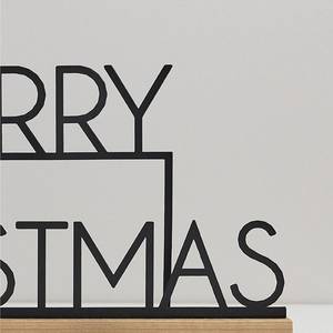 Letrero navideño personalizado en color negro metálico para decoración navideña al mejor precio - Product Image 2