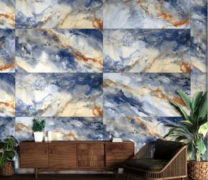 Azulejo de porcelana de 600x1200 mm, pulido, de alto brillo, para suelo y pared, con aspecto de mármol blanco Carrara, para el hogar. - Product Image 1