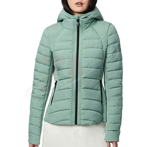 Veste d'hiver chaude style puffer, veste streetwear pour femme, fabriquée au Pakistan, veste respirante style puffer - Product Image 4