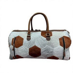 Sac de voyage en cuir de veau véritable, long, avec fermeture éclair, imperméable, grand rangement, sac à main de voyage long, qualité durable - Product Image 1