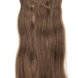 Extensions de cheveux naturels indiens vierges à 100 % Royal Essence, style Deep Wave, à clipser, trame unique, finition lisse et sans couture - Product Image 2