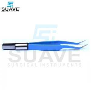 Reusable Bipolar Forceps Straight Neurosurgical Forceps Tip Bayonet Bipolar Forceps by SUAVE SURGICAL <b>INSTRUMENTS</b> - Product Image 6