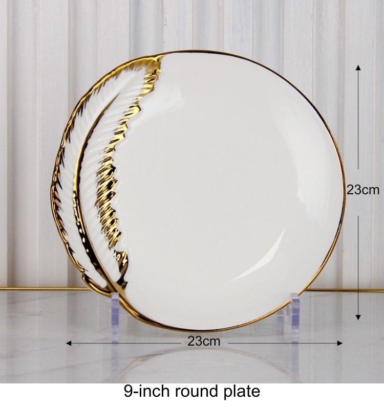 9-inch round plate