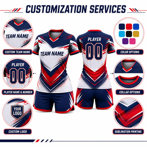 Conjunto de Uniforme de Fútbol Personalizado para Mujer, Jersey y Pantalones Cortos Ligeros Sublimados, Fabricante de Equipaciones Personalizadas - Product Image 3