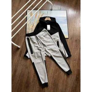 Technical Outdoor Track Suit for Men-Reflective Tech Fleece Quick Dry <b>Zip</b> Hoodie & <b>Jogger</b> Set 2026 Autumn - Product Image 4