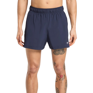 Pantalones Cortos Deportivos para Hombre, Ajustados, de 5 Pulgadas, Ligeros, para Gimnasio, Entrenamiento, Color Azul Hierro Intenso - Product Image 1