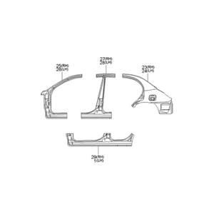 Pièces et accessoires automobiles et camionnettes Rio New Other, côté droit 0K3YA70291 - Product Image 2